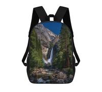 sinyumoney Rainbow Waterfall Adventure Backpack School Bag Business Durable Laptop Bag for Campus Outdoor Travel Sports 17inch