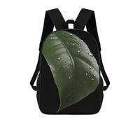 sinyumoney Rainy Banana Leaf Backpack School Business Laptop Rucksack Bag Unisex Casual Daypack for Teenage Girls Boys Women Men 17inch