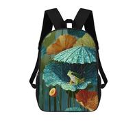 sinyumoney Rainy Day Umbrella for One Backpack School Lightweight Schoolbag Dayback Bookbag College for Girl, Teen Girls 17inch