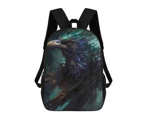 sinyumoney Raven Mythical Rucksack Rucksack Casual Daypacks School Work Travel Bag- Perfect for Travel, Work And Daily Use 17inch