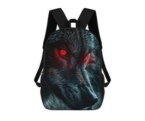 sinyumoney Red Eyed Guardian School Bags Large Water Resistant Laptop Backpack for Campus Outdoor Travel Sports 17inch