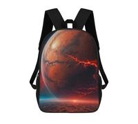 sinyumoney Red Mars Landscape Backpack School Bag Rucksack Casual Daypacks School Work Travel Bag for Men, Women & Teenage Boys 17inch