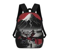 sinyumoney Red Mountain School Bags Water Resistant School Bag Business Backpack - Perfect for Travel, Work And Daily Use 17inch