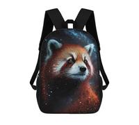 sinyumoney Red Panda in Space -6 School Backpack Lightweight Airport College Students Back Pack for Boys/Girls/Teenagers 17inch