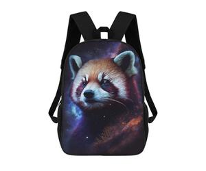 sinyumoney Red Panda in Space Rucksack Water Resistant Travel Backpack Computer Bag for Campus Outdoor Travel Sports 17inch