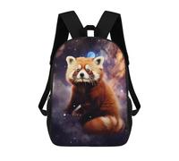 sinyumoney Red Panda in Space School Backpack Daypacks Business Backpack Water Resistant Bookbag - Perfect for Travel, Work And Daily Use 17inch