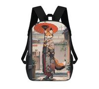 sinyumoney Red Panda Maiko Daypack Casual Backpacks School Bag For Girls Boys High College Teenagers Rucksack Men Women Travel Laptop Rucksack College Bookbag 17inch