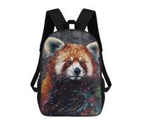 sinyumoney Red Panda Painting Backpack School Bag Large Water Resistant Laptop Backpack for School/Work/Travel 17inch