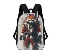 sinyumoney Red Panda Santa Claus Backpack School Computer Rucksack for School/Work/Travel for Boys/Girls/Teenagers 17inch