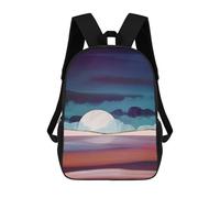 sinyumoney Red Sea School Bags Work Laptop Backpack Rucksack Bag for Camping Outdoor Adventures And Daily Travel 17inch