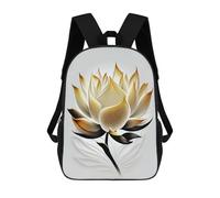 sinyumoney Reflection of Peace Lotus School Bags Water Resistant Travel Backpack Computer Bag for School/Work/Travel 17inch