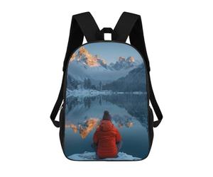 sinyumoney Reflective Morning Children's Backpacks Kids Fun School Bag Boys Backpack Travel Bag Student Schoolbag Book Stationery Bag Chool Bags 17inch