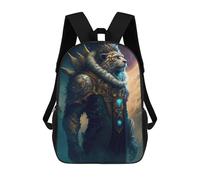 sinyumoney Regal Beast in Cosmic Armor Backpack Cartoon Plush Bag, 3D Backpack for Kids School Bag Birthday Gift Idea for Boys And Girls 17inch