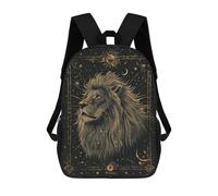 sinyumoney Regal Lion Backpack School Work Laptop Backpack Rucksack Bag for Men, Women & Teenage Boys 17inch