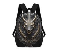 sinyumoney Regal Monarch Dragon Pride Backpack School Fashion Stationery Backpack Waterproof Casual Daypacks for Campus Outdoor Travel Sports 17inch