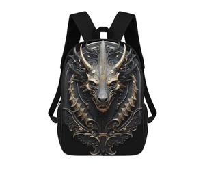 sinyumoney Regal Monarch Dragon Pride Backpack School Fashion Stationery Backpack Waterproof Casual Daypacks for Campus Outdoor Travel Sports 17inch