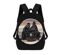 sinyumoney Retro Christian Vintage Backpack School Bag Large Water Resistant Laptop Backpack for Girls Boys Teenage 17inch