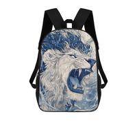 sinyumoney Roar of The Lion Backpack School Bag Large Water Resistant Laptop Backpack for School/Work/Travel 17inch