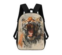 sinyumoney Roaring Fury Backpacks Children's Backpacks School Bag 3D Printed Children's School Backpack Fashion Travel Backpacks for Kids Elementary Middle School 17inch