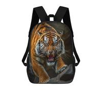 sinyumoney Roaring Tiger Close-Up Backpack School Bag High Secondary School Bags Casual Backpack for Teenage Girls Boys Women Men 17inch