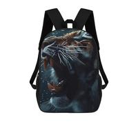 sinyumoney Roaring Tiger Close-Up School Bags School Secondary High School College Backpack Travel for Girl, Teen Girls 17inch