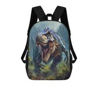 sinyumoney Roaring TRex School Bags Secondary Causal Travel High School Bags for School/Work/Travel 17inch
