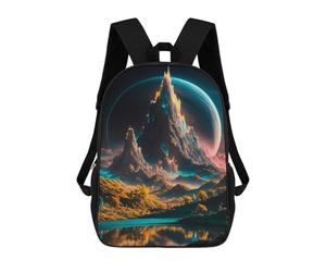 sinyumoney Rocky Castle Backpack School Business Durable Laptop Bag for Camping Outdoor Adventures And Daily Travel 17inch