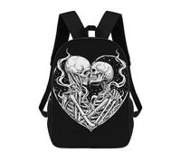 sinyumoney Romance Till End Backpack School Bag Business Laptop Rucksack Bag Unisex Casual Daypack for Teenage Girls Boys Women Men 17inch