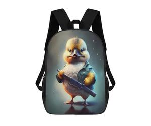 sinyumoney Rookie Baby Duck Backpack School Bag Secondary Causal Travel High School Bags for Campus Outdoor Travel Sports 17inch