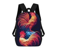 sinyumoney Rooster Backpack School Bag Business Laptop Rucksack Bag Unisex Casual Daypack for Teenage Girls Boys Women Men 17inch