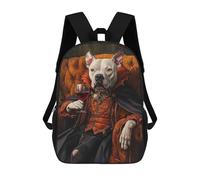 sinyumoney Royal Dog in Luxury Portrait Backpack School Bag Computer Rucksack for School/Work/Travel for Camping Outdoor Adventures And Daily Travel 17inch