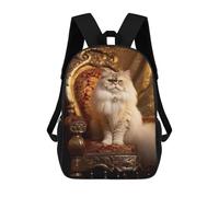 sinyumoney Royal Persian Cat Throne-6 School Bags School Secondary High School College Backpack Travel for Men, Women & Teenage Boys 17inch