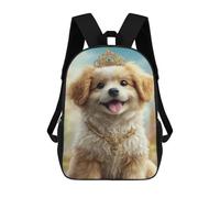 sinyumoney Royal Pup Jewels School Bags School Secondary High School College Backpack Travel for Boys/Girls/Teenagers 17inch