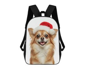 sinyumoney Russian Toy with Santa Hat Backpacks Kids School Backpack School Bag 3D Printed School Bag for Boys Elementary And Middle School Students 17inch