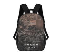 sinyumoney Ryogoku Aerial View School Backpack High Secondary School Bags Casual Backpack for Girls Boys Teenage 17inch