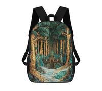 sinyumoney Sacred Grove Sanctuary Ronaldo Backpack, Children's Backpack, Student School Bag, Book Bag, 3D Printed School Bag For Boys And Girls, 17inch