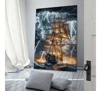 sinyumoney Sailing Through Storm Wall Canvas for Living Room for Living Room Kitchen Home Decorations Modern Art Prints 20x30inch(50x75cm)