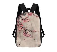 sinyumoney Sakura Japanese Asian School Backpack 3D Printed Children's 17inch Backpacks Bag Bookbag for Kids Boy Girl Book Bags Kids School Bag Travel Rucksacks