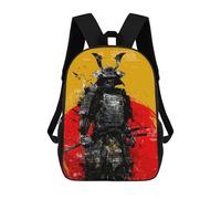 sinyumoney Samurai Warrior Art Print-1 3D Printed Kids 17inch Backpacks Boys Fashion Travel Backpacks School Bag for Boys Elementary And Middle School Students