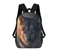 sinyumoney Scar Wolf Backpack School Bag Water Resistant Computer Rucksack for Campus Outdoor Travel Sports 17inch