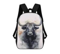 sinyumoney School Backpack Wildebeest Beauty Bookbag For Boys Girls School Bag College Business Travel Bag Work Bag 17inch