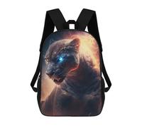 sinyumoney School Student Backpack Electric Leopard Mystic Power Unleashed Children's School Backpack 3D Printed Fashion Travel Rucksacks Boy School Bag 17inch