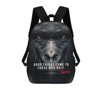 sinyumoney School Student Backpack Hustle Children's School Backpack 3D Printed Fashion Travel Rucksacks Boy School Bag 17inch