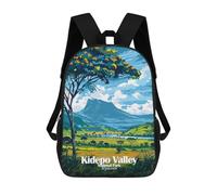 sinyumoney School Student Backpack Kidepo Valley National Park, Uganda Children's School Backpack 3D Printed Fashion Travel Rucksacks Boy School Bag 17inch