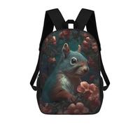sinyumoney School Student Backpack Squirrel Mythical Children's School Backpack 3D Printed Fashion Travel Rucksacks Boy School Bag 17inch