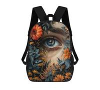 sinyumoney School Student Backpack Vintage View Into Nature Children's School Backpack 3D Printed Fashion Travel Rucksacks Boy School Bag 17inch