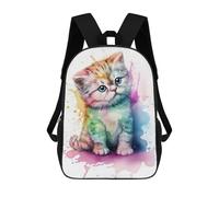 sinyumoney Scottish Fold Kitten Rucksack Lightweight Airport College Students Back Pack- Perfect for Travel, Work And Daily Use 17inch