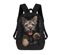 sinyumoney Scottish Terrier Backpack School Bag Secondary Causal Travel High School Bags - Perfect for Travel, Work And Daily Use 17inch