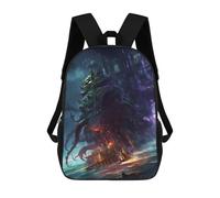 sinyumoney Sea monster Kids Backpacks Children Bag,Anime Bag,Large Capacity Kids Backpack, 3D Printed Children's,Student Schoolbag,Kids Boys Girls School Bag 17inch