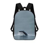sinyumoney Sea Monsters017 Children's Backpacks School 3D Printed Bag Bookbag for Kids Travel Rucksacks Boy Girl Book Bags Kids School Bag 17inch